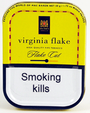 Mac Baren Virginia Flake Pipe Tobacco - 5 Thermo Pouch of 50g