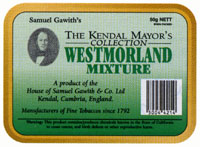Samuel Gawith Westmoreland Mixture Pipe Tobacco-  5 Tins of 50gms