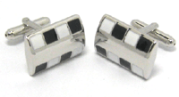 Cuff Links - Chequered