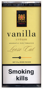 Mac Baren Classic (Formerly Vanilla Cream ) Pipe Tobacco - 5 Packets of 40g
