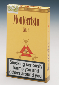 Montecristo No 3 - Packet of 5 Havana Cigars