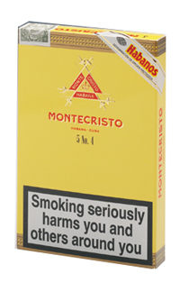 Montecristo No 4 - Packet of 5 Havana Cigars