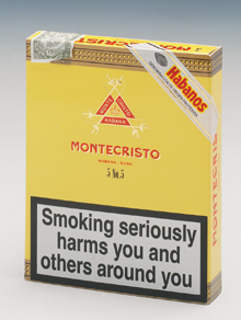 Montecristo No 5 - Packet of 5 Havana Cigars
