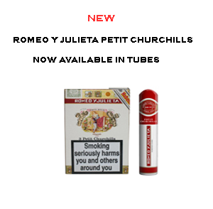 Romeo y Julieta Petit Churchill - Pkt 3 Tubed Cigars