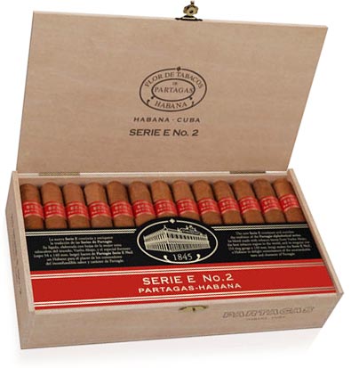 Partagas Serie E No 2 - Box of 25 cigars