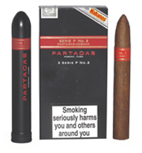Partagas Serie P No2 Tubed - Packet of 3 cigars