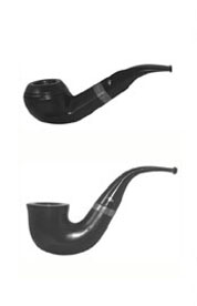 <span style='font-family: Arial;font-size: 14px;'><strong>Peterson Cara Black Smoking Pipes</strong></span>