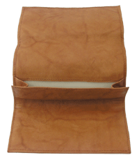 Tan Roll-up Tobacco Pouch