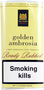 Mac Baren Golden Ambrosia Pipe Tobacco - 5 Packets of 40g