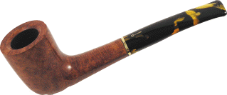 Savinelli Oscar Tiger Pipe Smooth - 404 with 6mm Filter