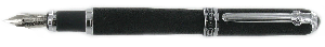 Bronte - Black Filigree Fountain Pen
