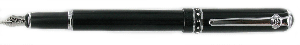 Lucerne - Black Swarovski Crystal Fountain Pen