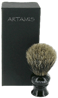 Pure Badger Shaving Brush with Black Coloured Handle
