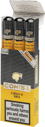 Cohiba Siglo VI Tubed - Packet of 3  Cigars